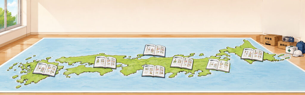 日本各地の避難所マニュアル
